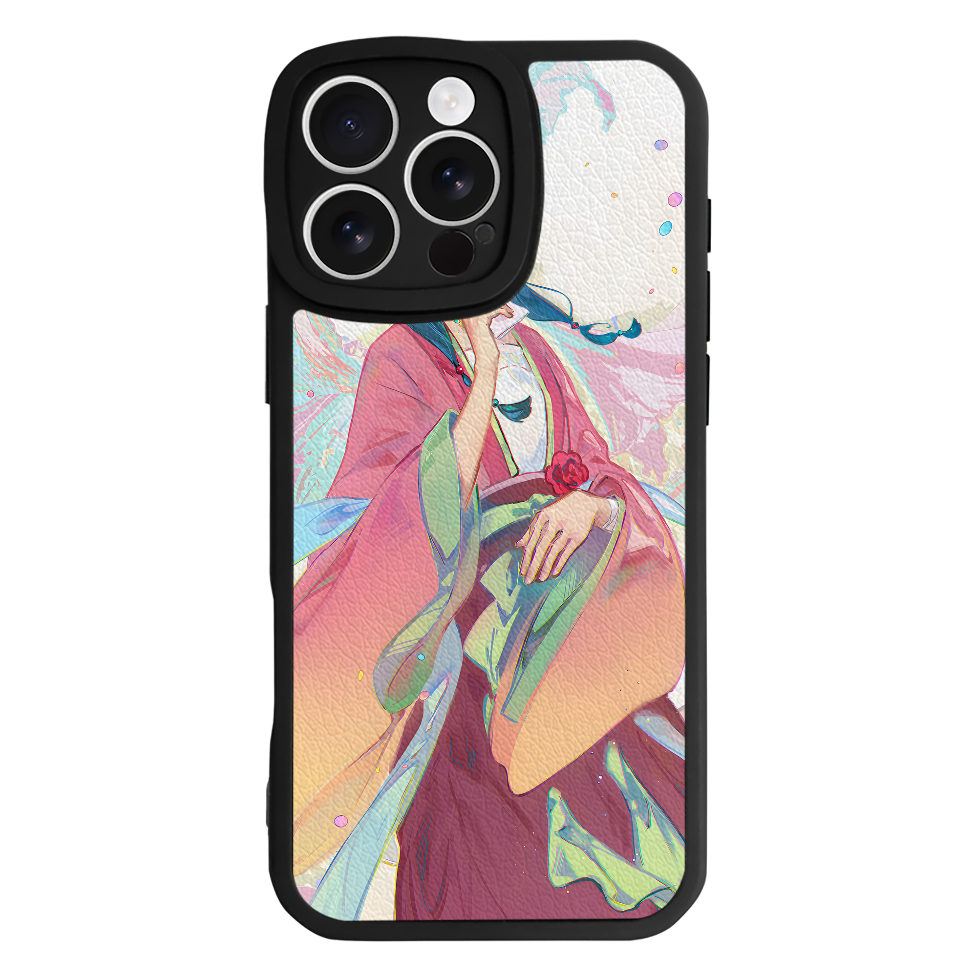 （画像用） 薬屋のひとりごと The Apothecary Diaries 【iPhone 16シリーズ対応】シリコンスマホケース（レザー調） 材質：シリコン